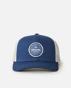The Rip Curl Mens Routine Curve Trucker Cap in Navy