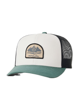 Custom Curve Trucker Cap in Bone & Aloe