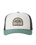 Custom Curve Trucker Cap in Bone & Aloe
