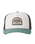 Custom Curve Trucker Cap in Bone & Aloe