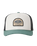 Custom Curve Trucker Cap in Bone & Aloe