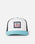 Custom Curve Trucker Cap in Blue Lagoon