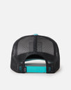 Custom Curve Trucker Cap in Blue Lagoon