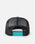 Custom Curve Trucker Cap in Blue Lagoon