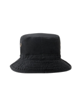 The Rip Curl Mens Wetty Icon Bucket Hat in Black