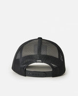 The Rip Curl Mens Bells 25 Trucker Cap in Black & White