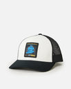 The Rip Curl Mens Bells 25 Trucker Cap in Black & White
