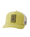 The Rip Curl Mens Search Dawn Trucker Cap in Kiwi