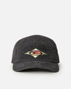 The Rip Curl Mens Vintage ADJ Cap in Washed Black