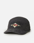 The Rip Curl Mens Vintage ADJ Cap in Washed Black