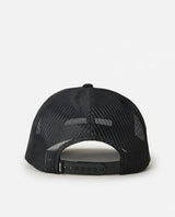 The Rip Curl Mens Brand Icon Trucker Cap in Black