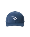 The Rip Curl Mens Tepan 2.0 Flexfit Cap in Navy