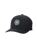 The Rip Curl Mens Pacific Rinse Flexfit Cap in Black