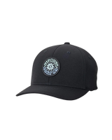 The Rip Curl Mens Pacific Rinse Flexfit Cap in Black