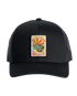 Custom Curve Trucker Cap in Black