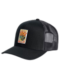 Custom Curve Trucker Cap in Black