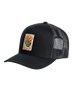 Custom Curve Trucker Cap in Black
