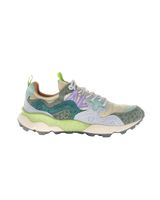Yamano 3 Shoes in Taupe & Green Bottle