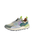 Yamano 3 Shoes in Taupe & Green Bottle