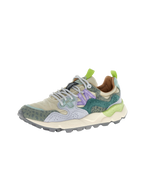Yamano 3 Shoes in Taupe & Green Bottle