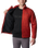 The Columbia Mens Silver Falls Jacket in Warp Red