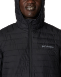 The Columbia Mens Silver Falls Hooded Jacket in Black