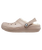 Classic Fuzz-Lined Clogs in Mushroom & Bone