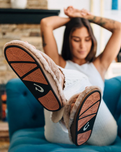 Kīpe’a Heu Slipper in Tan & Tan