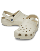 The Crocs Girls Girls Classic Clog in Bone