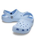 The Crocs Girls Girls Classic Clogs in Blue Calcite