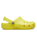 The Crocs Girls Girls Classic Clogs in Cyber Yellow