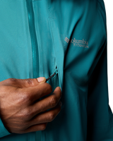 The Columbia Mens Ampli-Dry II Jacket in River Blue