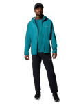 The Columbia Mens Ampli-Dry II Jacket in River Blue