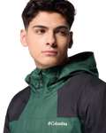 The Columbia Mens Inner Limits™ III Jacket in Rain Forest & Black