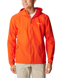 The Columbia Mens Loop Trail II Windbreaker Jacket in Spicy