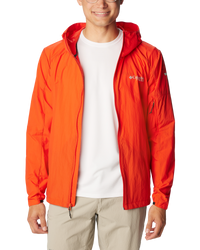 The Columbia Mens Loop Trail II Windbreaker Jacket in Spicy