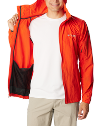 The Columbia Mens Loop Trail II Windbreaker Jacket in Spicy