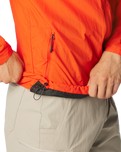 The Columbia Mens Loop Trail II Windbreaker Jacket in Spicy