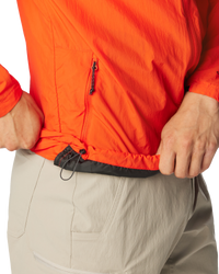The Columbia Mens Loop Trail II Windbreaker Jacket in Spicy