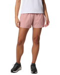 The Columbia Womens Boundless Trek Active Walkshorts in Eraser Pink