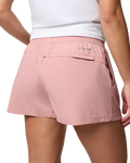The Columbia Womens Boundless Trek Active Walkshorts in Eraser Pink
