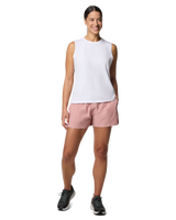 The Columbia Womens Boundless Trek Active Walkshorts in Eraser Pink