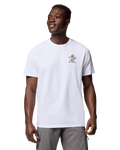 The Columbia Mens Hageman Graphic T-Shirt in White