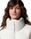 The Columbia Womens Leadbetter Point II Sherpa Hybrid Jacket in Sea Salt & Dark Stone