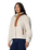 The Columbia Womens Boundless Discovery Sherpa Full Zip Fleece Jacket in Chalk & Camel Brown