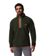 The Columbia Mens Helvetia™ II Half Snap Fleece Jacket in Greenscape
