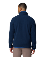 The Columbia Mens Helvetia™ II Half Snap Fleece Jacket in Collegiate Navy