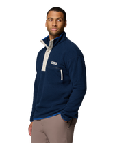 The Columbia Mens Helvetia™ II Half Snap Fleece Jacket in Collegiate Navy