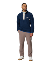 The Columbia Mens Helvetia™ II Half Snap Fleece Jacket in Collegiate Navy