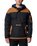The Columbia Mens Challenger II Insulated Jacket in Black & Camel Brown